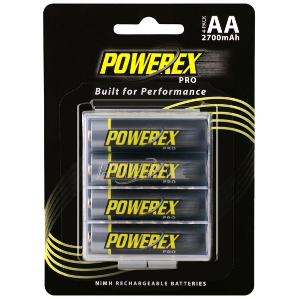 

Аккумулятор Powerex PRO AA Ni-Mh 1.2V, 2700mAh 4шт/уп blister