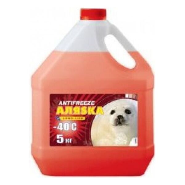 

Антифриз Аляsка ANTIFREEZE-40 красный 5 л/4.9 кг