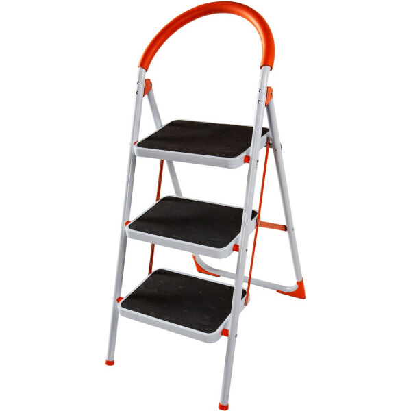 

Стремянка стальная Laddermaster Intercrus S1A3. 3 ступеньки