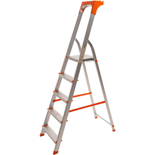 

Стремянка алюминиевая Laddermaster Alcor A1AT5. 5 ступенек
