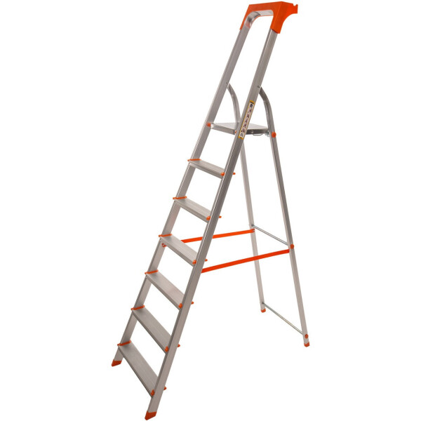 

Стремянка алюминиевая Laddermaster Alcor A1AT7. 7 ступенек