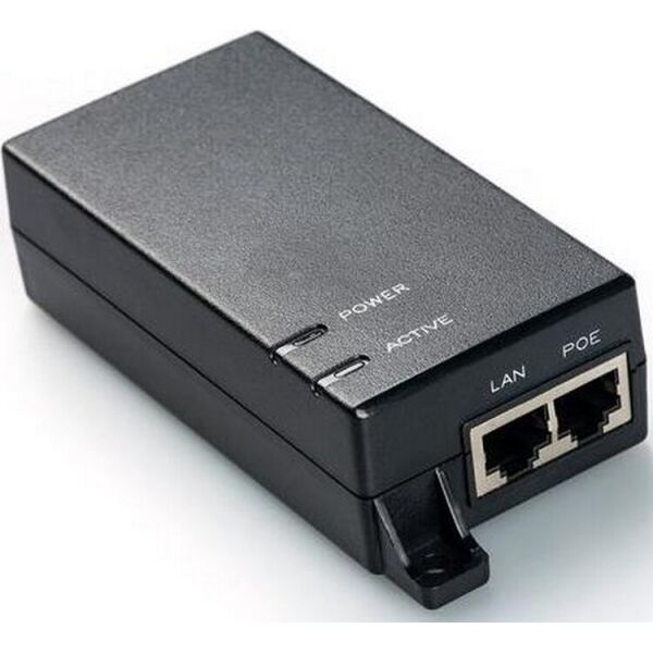 

Регистратор PoE-Інжектор DIGITUS PoE 802.3af, 10/100/1000 Mbps, Output max. 48V, 15.4W