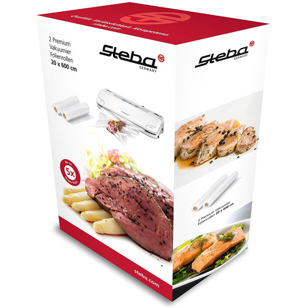 

Пленка для аппарата д/упаковки Steba 20*600см 2шт