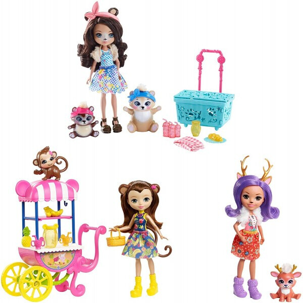 

Набор кукол Пикник в Парке Enchantimals Picnic in The Park Doll 3-Pack & Playset FVJ80