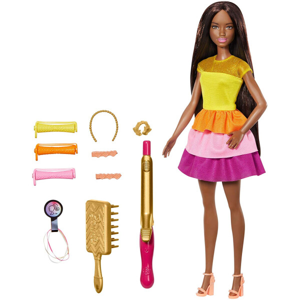 

Кукла Barbie Роскошные локоны Ultimate Curls Doll, Brunette GBK25