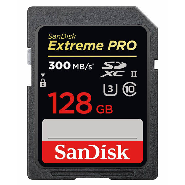 

SanDisk 128GB SDXC V30 UHS-I U3 R95/W90MB/s 4K Extreme Pro (SDSDXPK-128G-GN4IN)