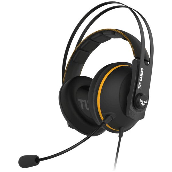 Наушники Asus TUF Gaming H7 Yellow (90YH01MY-B8UA00)