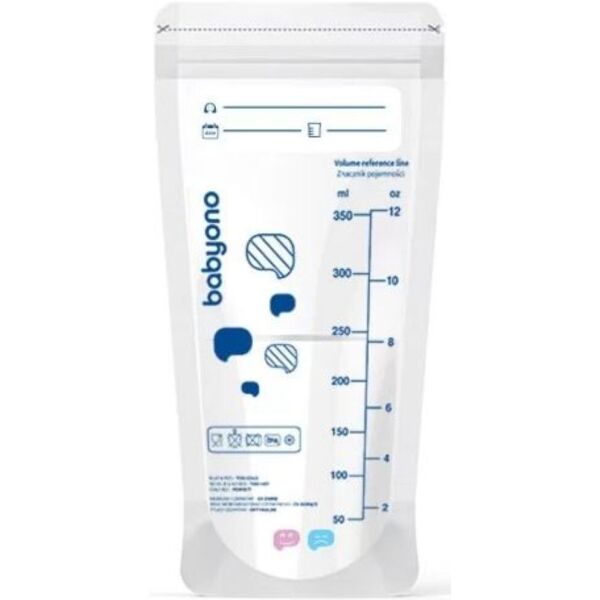 

Пакеты для хранения грудного молока BabyOno Natural Nursing, с индикатором температуры, 20 шт. (1099)