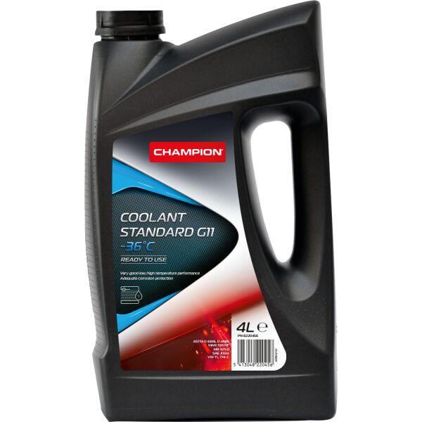 

Антифриз CHAMPION COOLANT STANDARD G11 -36°C 4L