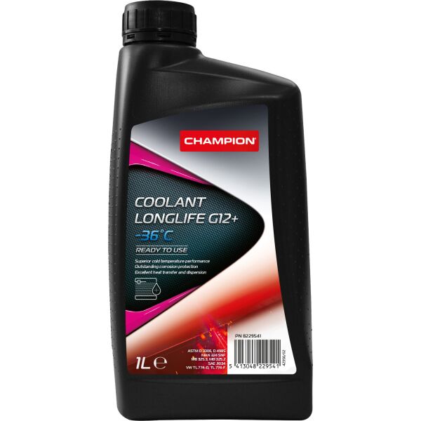 

Антифриз CHAMPION COOLANT LONGLIFE G12+ -36°C 1L
