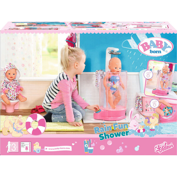 

Мебель для кукол Zapf Creation Автоматическая душевая кабинка Baby Born Веселое Купание (823583)