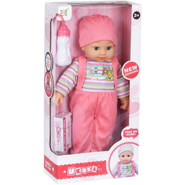 

Пупс Same Toy Ukoka в полосатом со звуком 45 см 8023C4Ut
