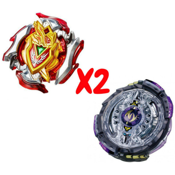 

Набор волчков BEYBLADE (Бейблейд) Achilles B-105 (Ахиллес) VS Nemesis B-102 (Немесис) с пускателями