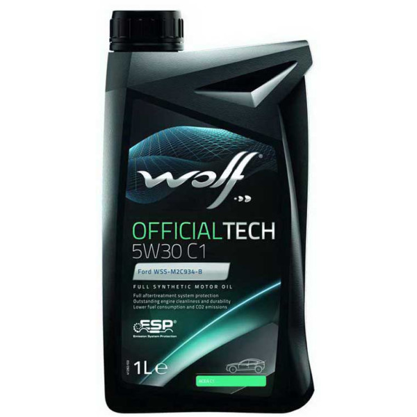 

Моторное масло WOLF OFFICIALTECH 5W-30 C1, 1л (8307713)