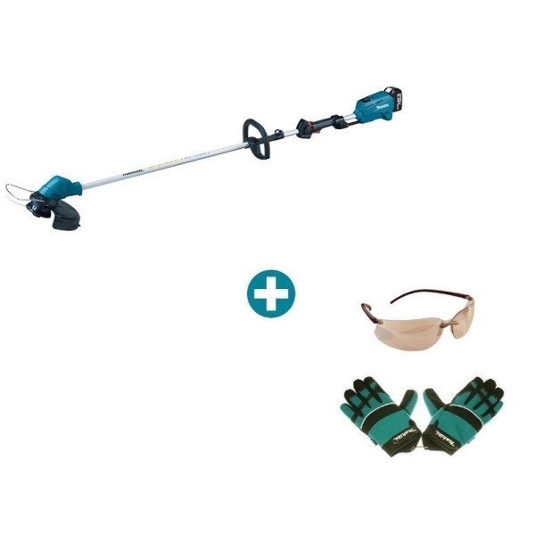 

Аккумуляторный триммер Makita DUR182LRF + Аксессуары