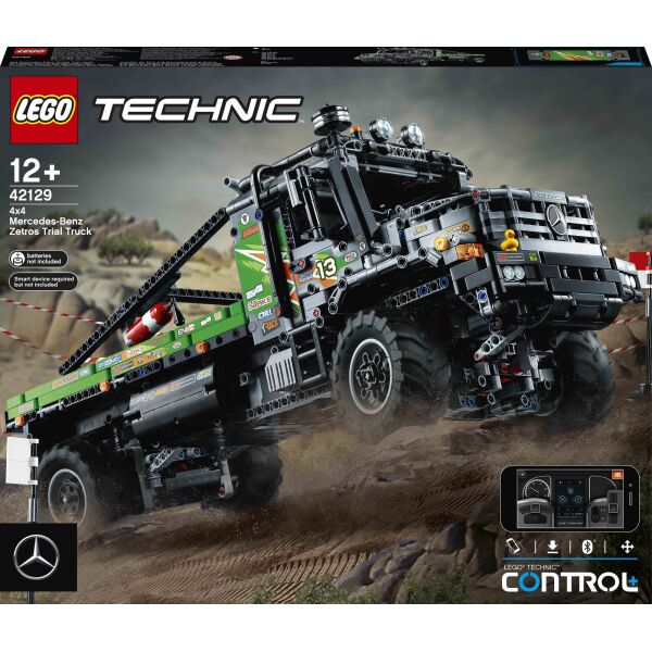 

LEGO® Technic Грузовик Mercedes-Benz Zetros 4x4 с управлением из приложения (42129)