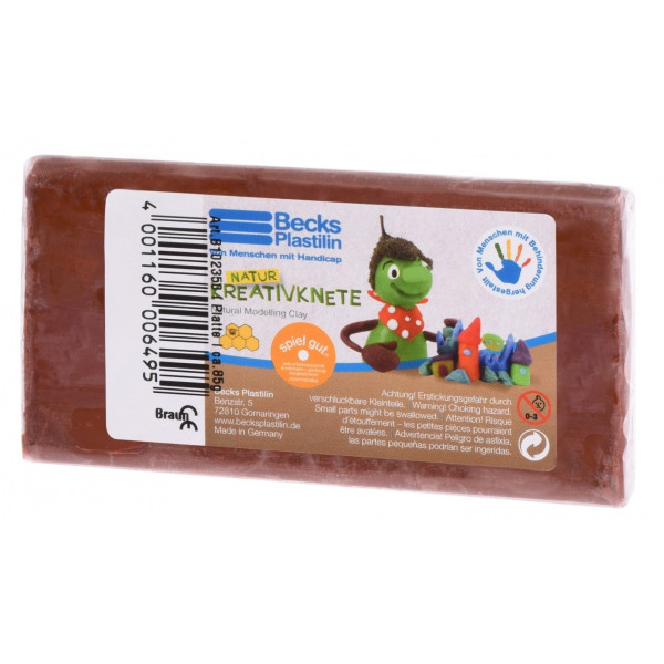 

Пластилин восковой Becks Plastilin 86г коричневый (B102350)