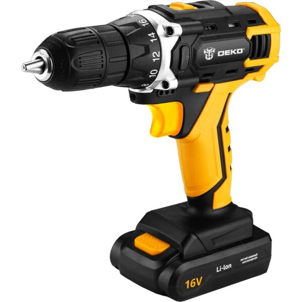 

Аккумуляторный шуруповерт DEKO DKCD16FU-S3