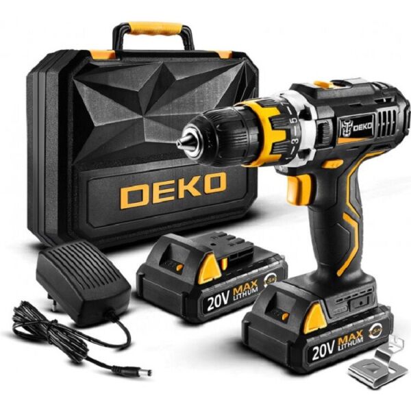 

Аккумуляторный шуруповерт DEKO GCD20DU2-S6