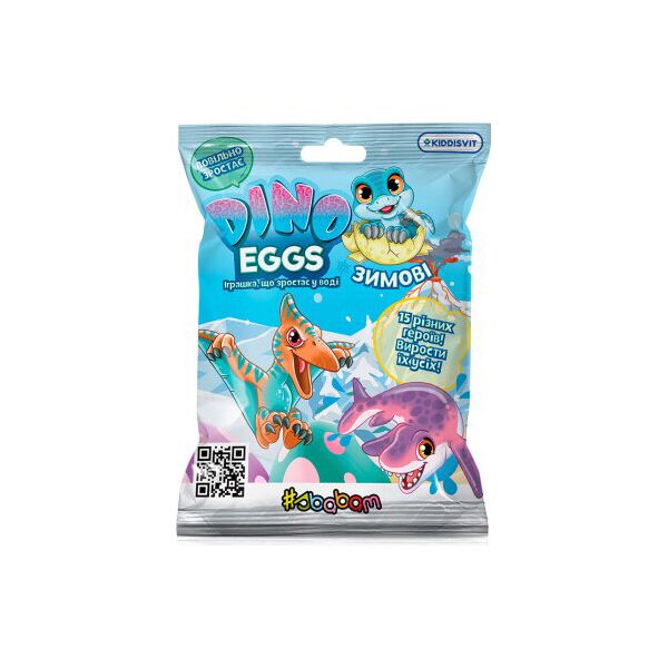 

Растущая игрушка в яйце #sbabam "Dino Eggs Winter" Зимние динозавры в ассорт. (T059-2019)