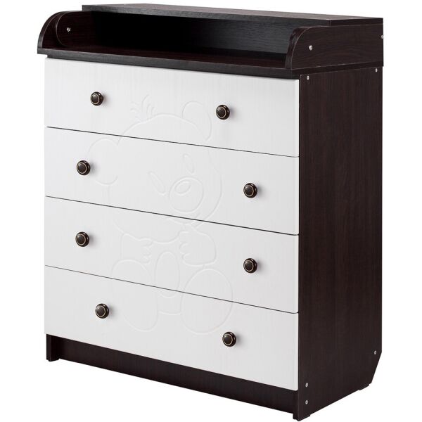 

Пеленальный комод Babyroom Комод Медвежонок 102x80x50 венге-белый