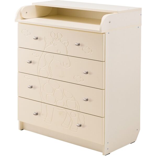 

Пеленальный комод Babyroom Комод Жирафик 102x80x50 ваниль