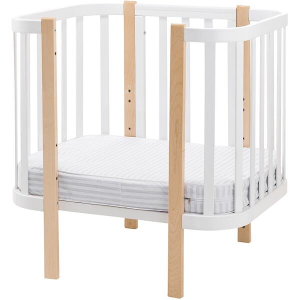 

Матрас Babyroom Oval OKPK-80 (кокос, поролон, кокос) - 11 см. белый