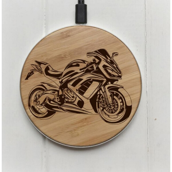 

SkinWood White Fast Charge Bike