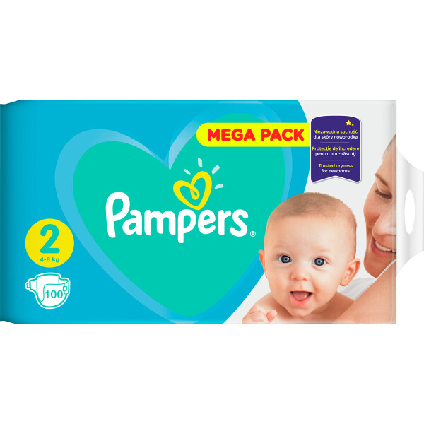 

Подгузники Pampers Active Baby-Dry 2 (4-8 кг), 100шт