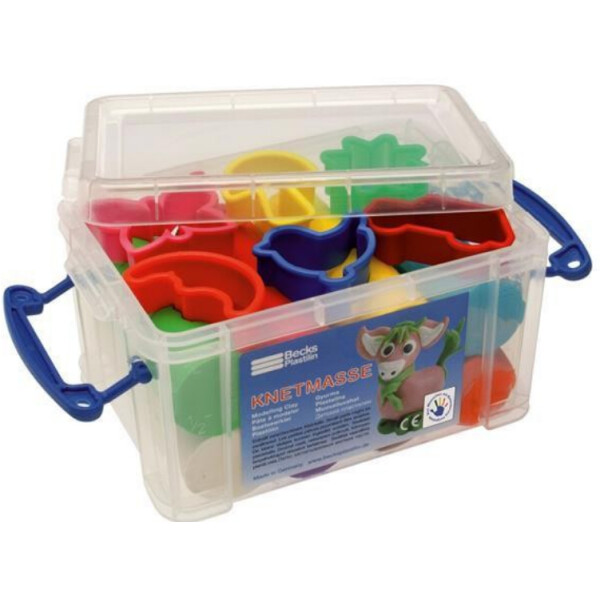 

Пластилин классический с формочками, 8 цветов, Becks Plastilin