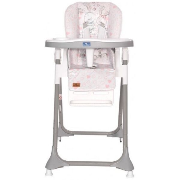 

Стульчик для кормления Lorelli FELICITA (pink rabbits)