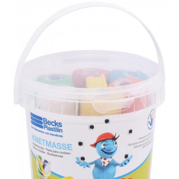 

Пластилин классический в ведерке, 600 г., Becks Plastilin