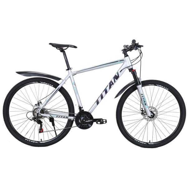 

Велосипед Titan 29" Drag 21" gray-turquoise 2021