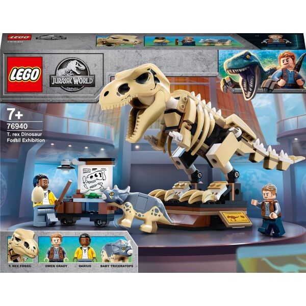 

LEGO® Jurassic World Выставочный скелет тираннозавра (76940)