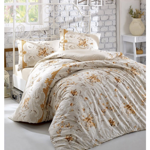 

Arya Ранфорс Duru 160X220 brown (8680943061386)