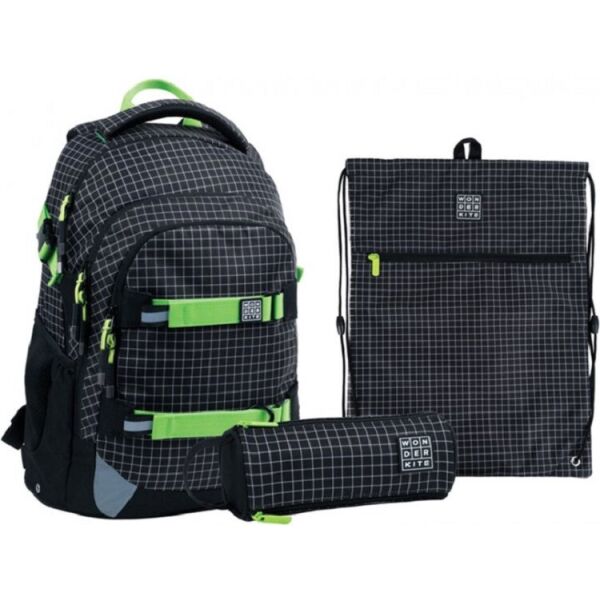

Набор рюкзак + пенал + сумка для обуви WK 727 Checkered (SET_WK21-727M-2)