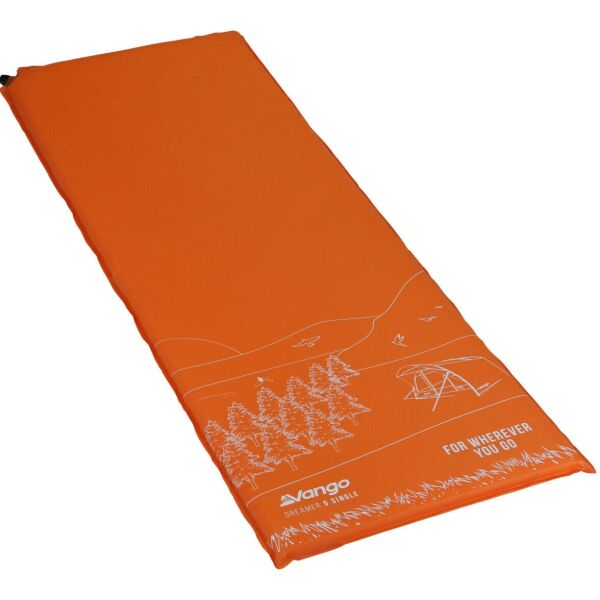 

Коврик самонадувающийся Vango Dreamer 5 Single Citrus Orange (SMQDREAMEC28A11)