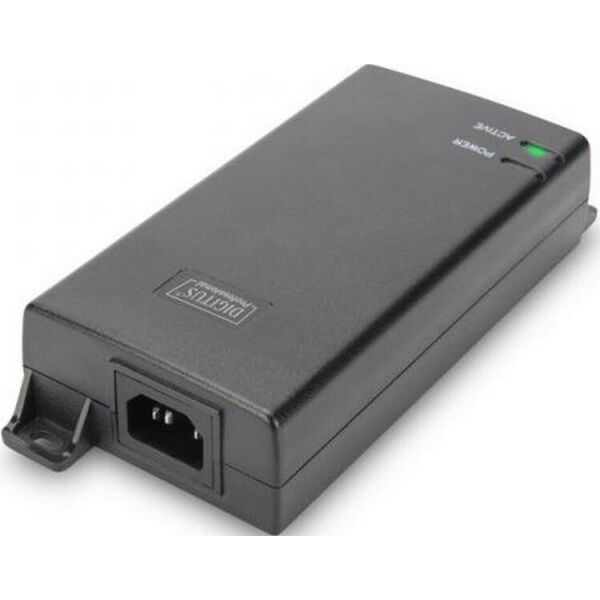 

Регистратор PoE-Інжектор DIGITUS PoE Ultra 802.3at, 10/100/1000 Mbps, Output max. 48V, 60W