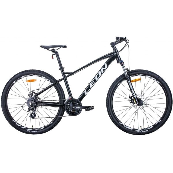 

Велосипед 27.5" Leon XC-90 DD 16.5" черно-белый c серым (OPS-LN-27.5-086) 2021
