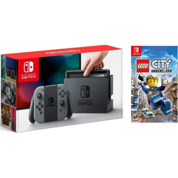 

Nintendo Switch Gray + Игра Lego City Undercover (Расширенная 18 месяцев)