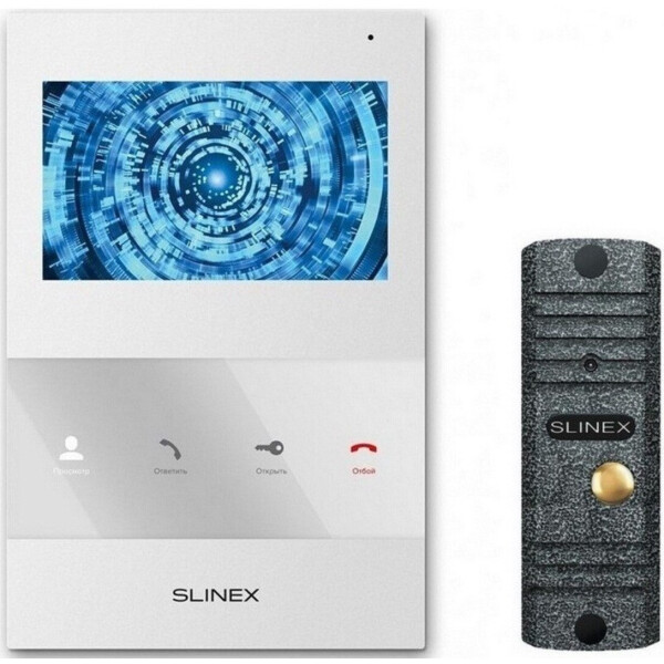 

Комплект видеодомофона Slinex SQ-04 white + ML-16НR grey antiq