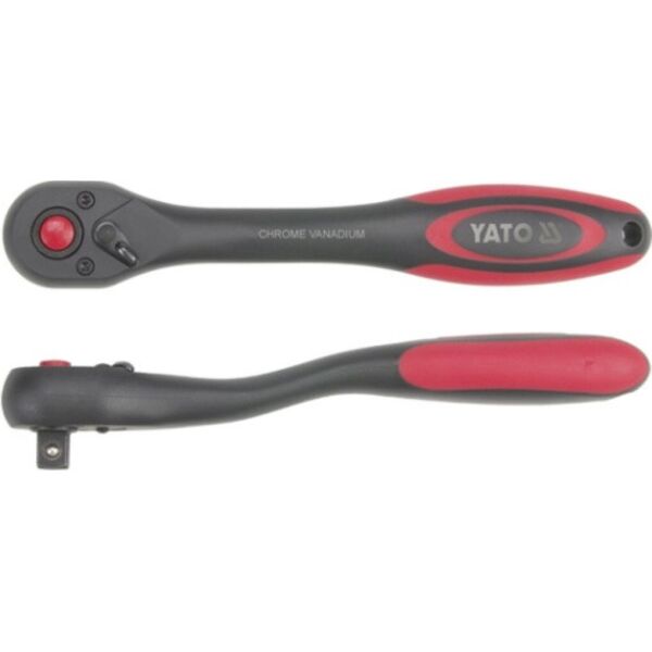 

Трещотка YATO 1/2 ", изогнутая, длина 257 мм, 72 зуба YT-0295