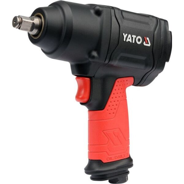 

Пневматический гайковерт YATO 1/2'', 1150 НМ, 10000 об/мин, расх.воздуха 153 л/мин, 2,5 кг YT-09540
