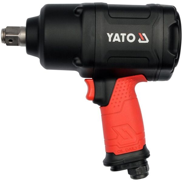 

Пневматический гайковерт YATO 3/4 '', 1630 НМ, 5500 об/мин, расх.воздуха 198 л/мин, 3,81 кг YT-09571