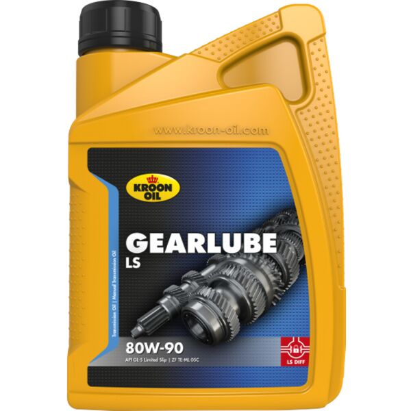 

Масло трансмиссионное KROON OIL GEARLUBE LS 80W-90 1л 01214