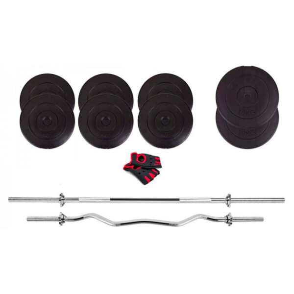 

Наборная штанга Iron Body 68кг+перчатки (00020497)