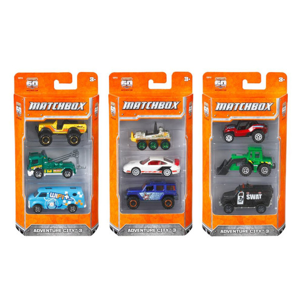 

Машинка Matchbox подарочный набор из 3 автомобилей (С3713)