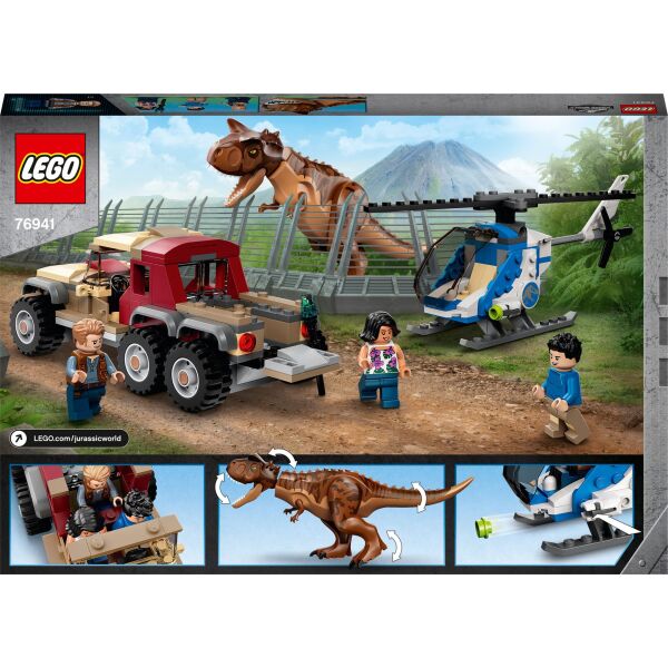 

LEGO® Jurassic World Преследование динозавра карнотавр (76941)
