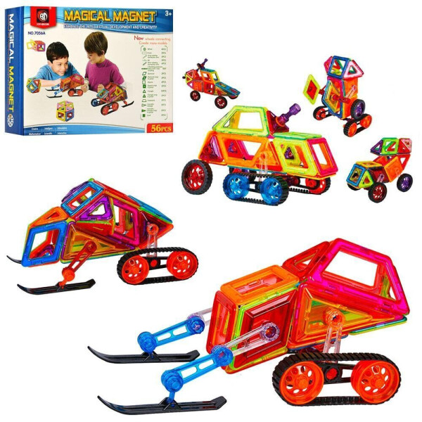 

Магнитный конструктор Qunxing Toys 56 деталей (7056A)