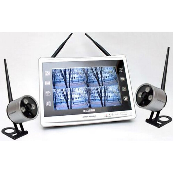 

Комплект беспроводного видеонаблюдения INTERVISION KIT-FHD122